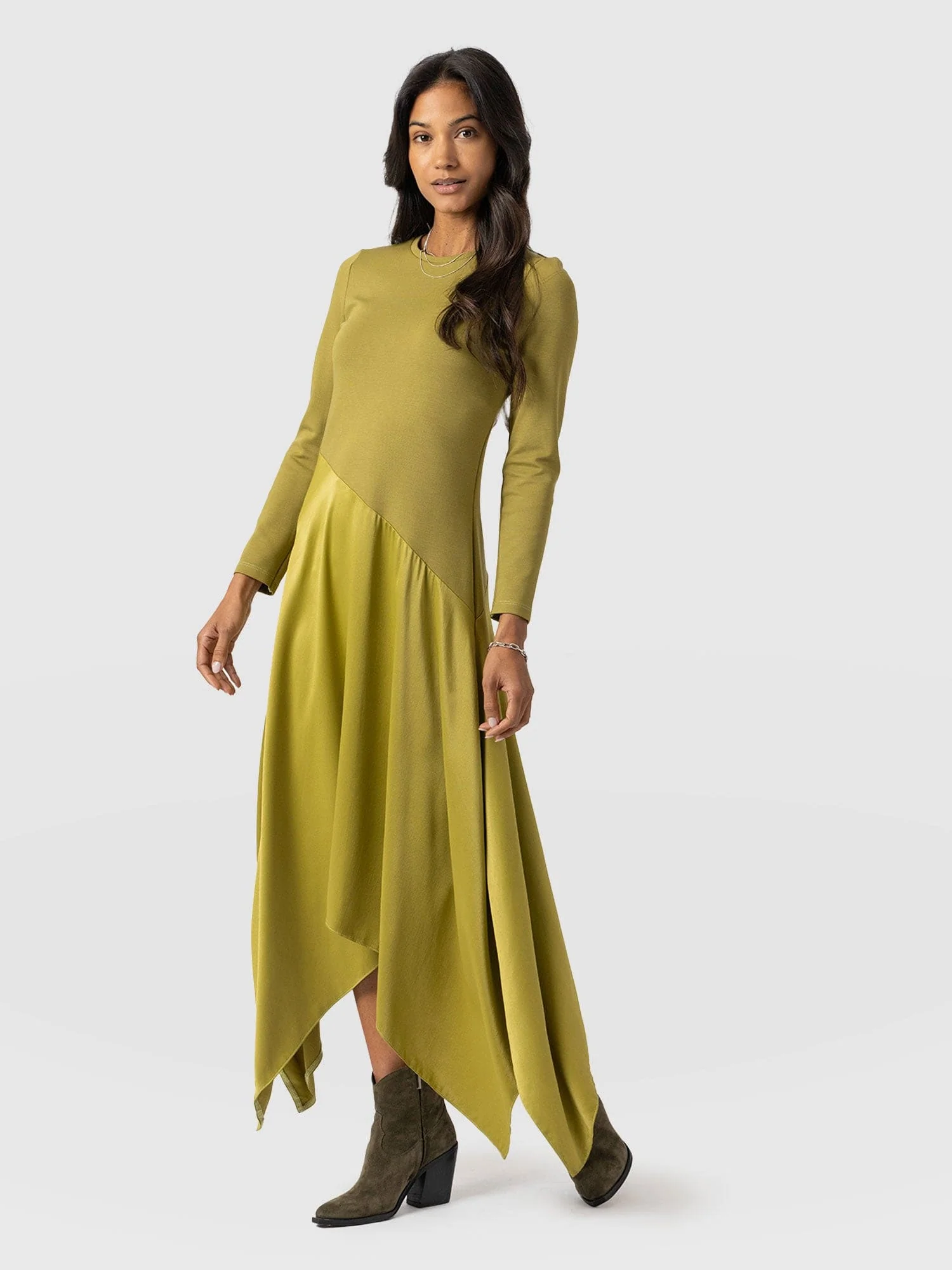 1964-cleo-asymmetric-dress-olive-1.webp