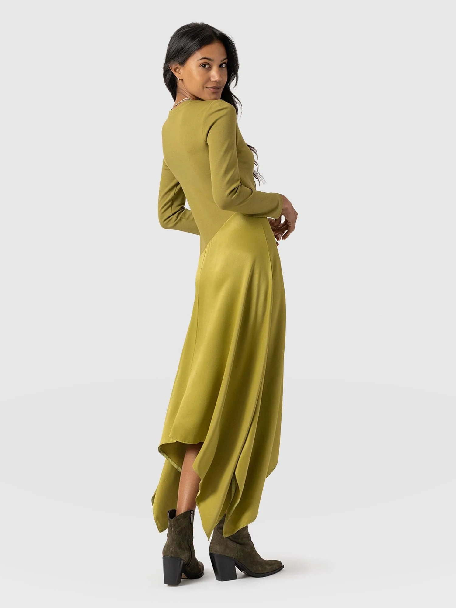 1964-cleo-asymmetric-dress-olive-1.webp
