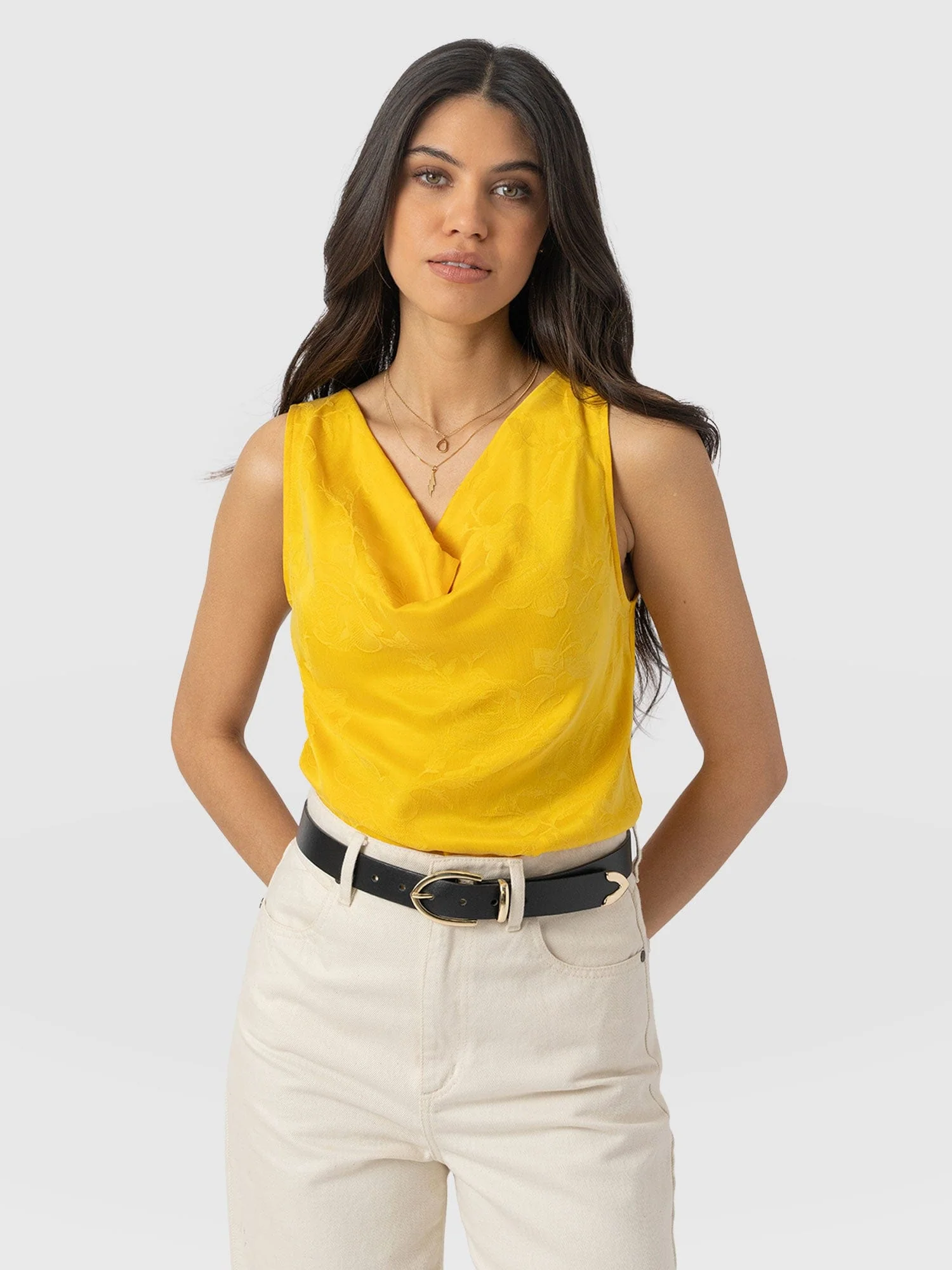2293-cowl-neck-cami-yellow-jacquard-1.webp
