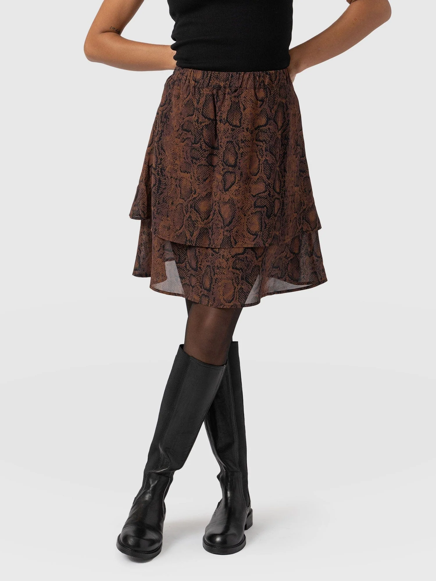 3032-etta-mini-layered-skirt-brown-snake-1.webp