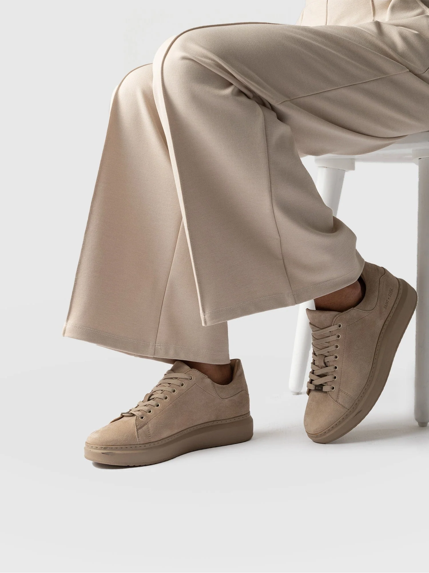 Hampstead Sneaker - Camel Suede