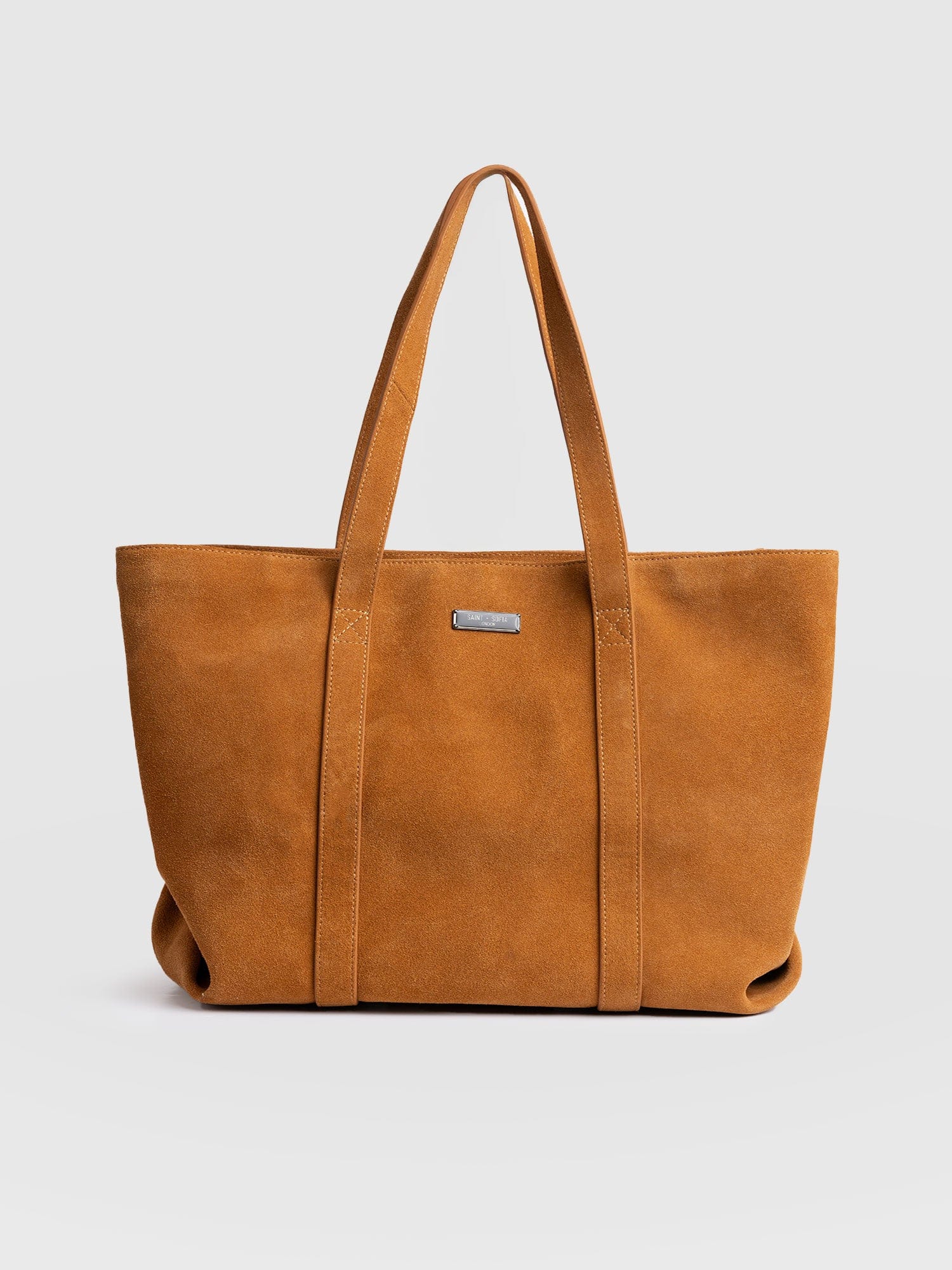 Kara Shopper Bag - Tan Suede