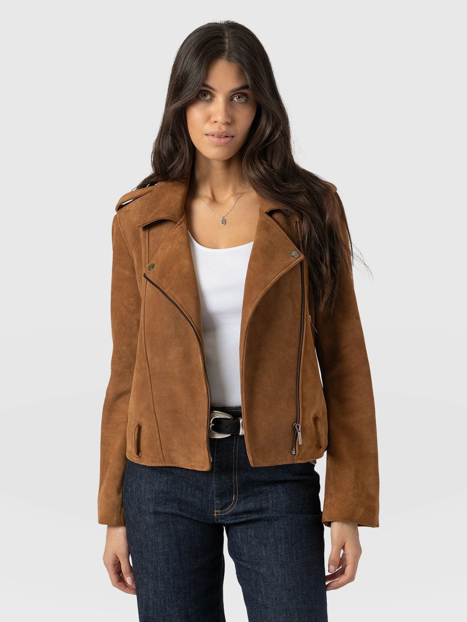 Luther Suede Jacket - Camel