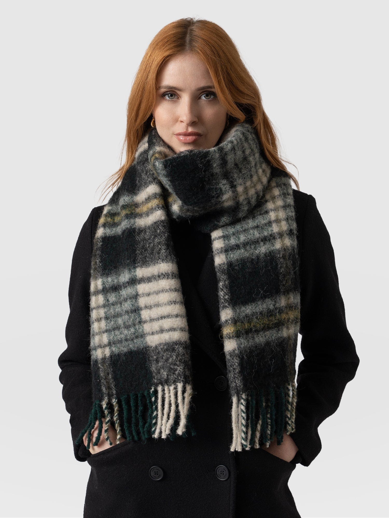 Nora Check Scarf - Green 1 4780-nora-check-scarf-green-1.jpg
