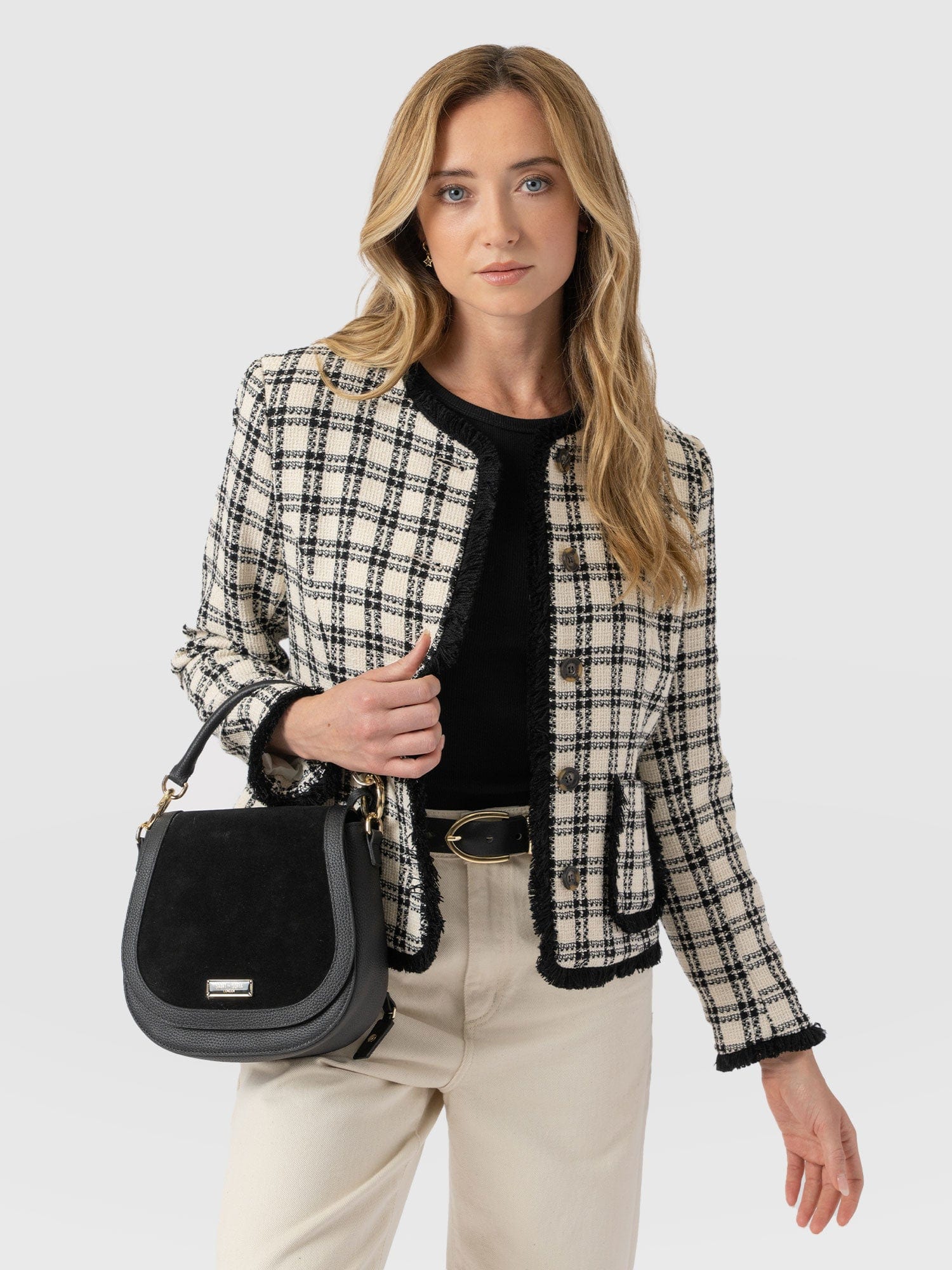 Ashby Jacket - Black/White Check
