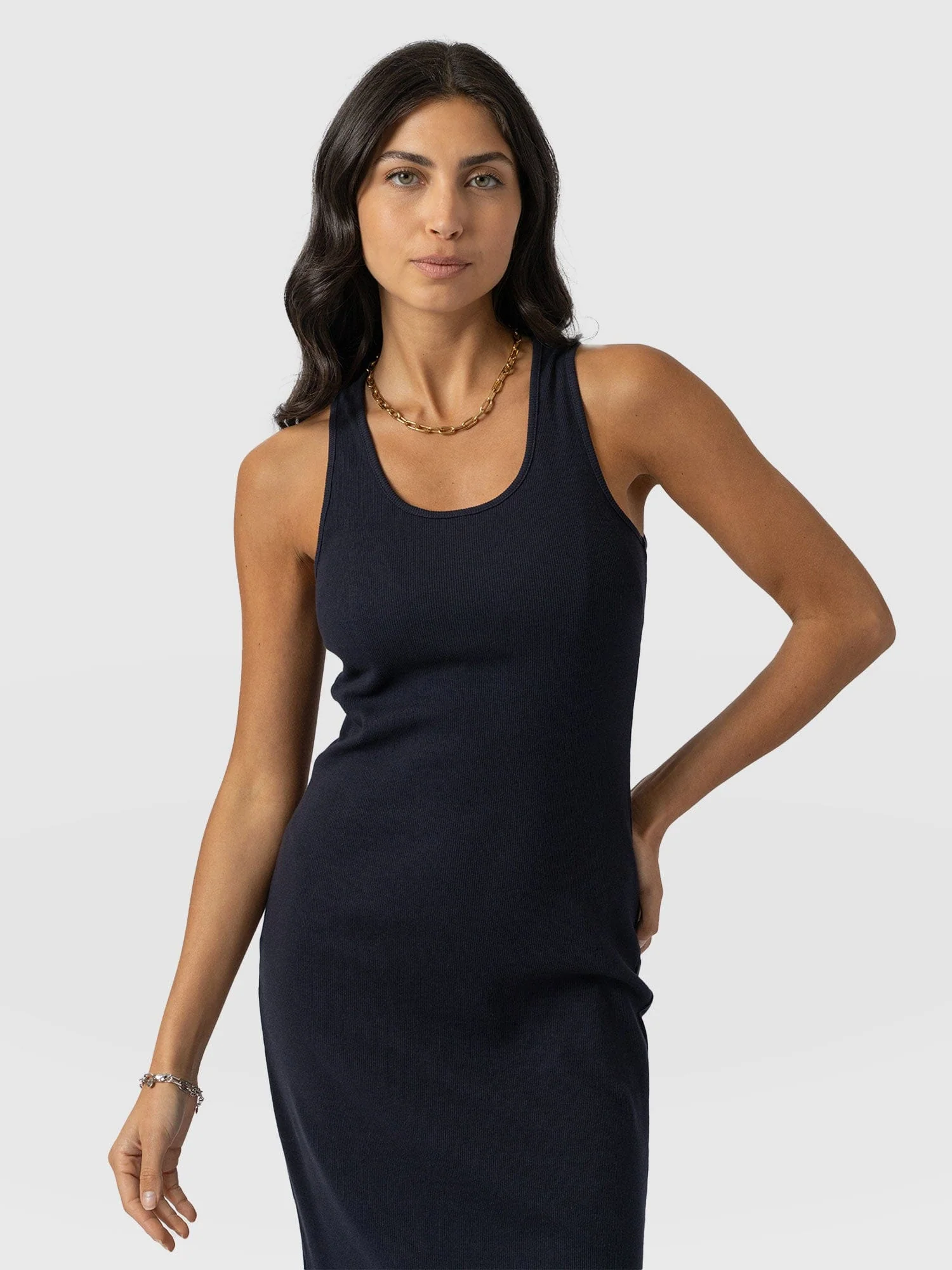 6326-sleeveless-rib-dress-navy-1.webp