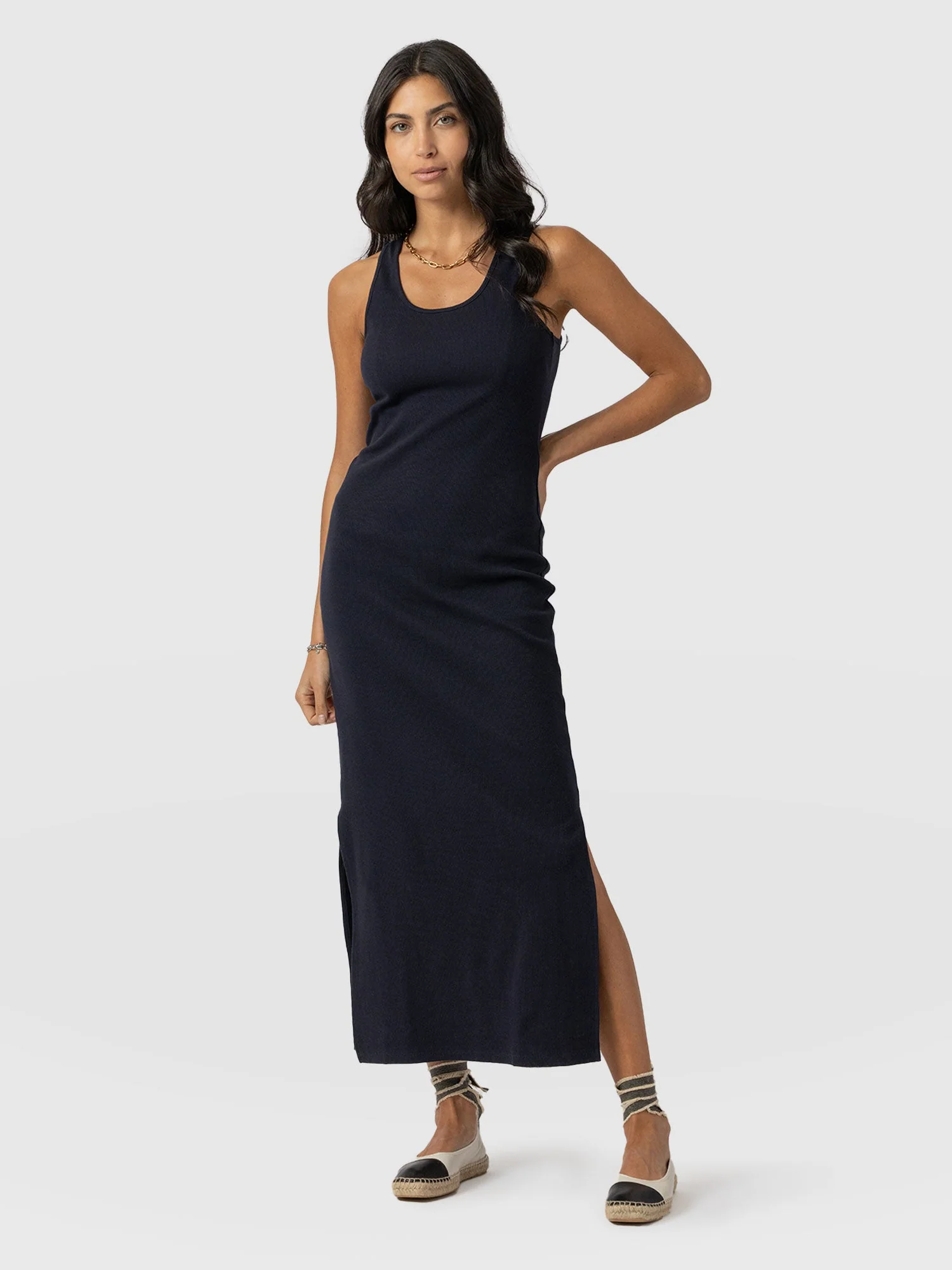 6326-sleeveless-rib-dress-navy-1.webp