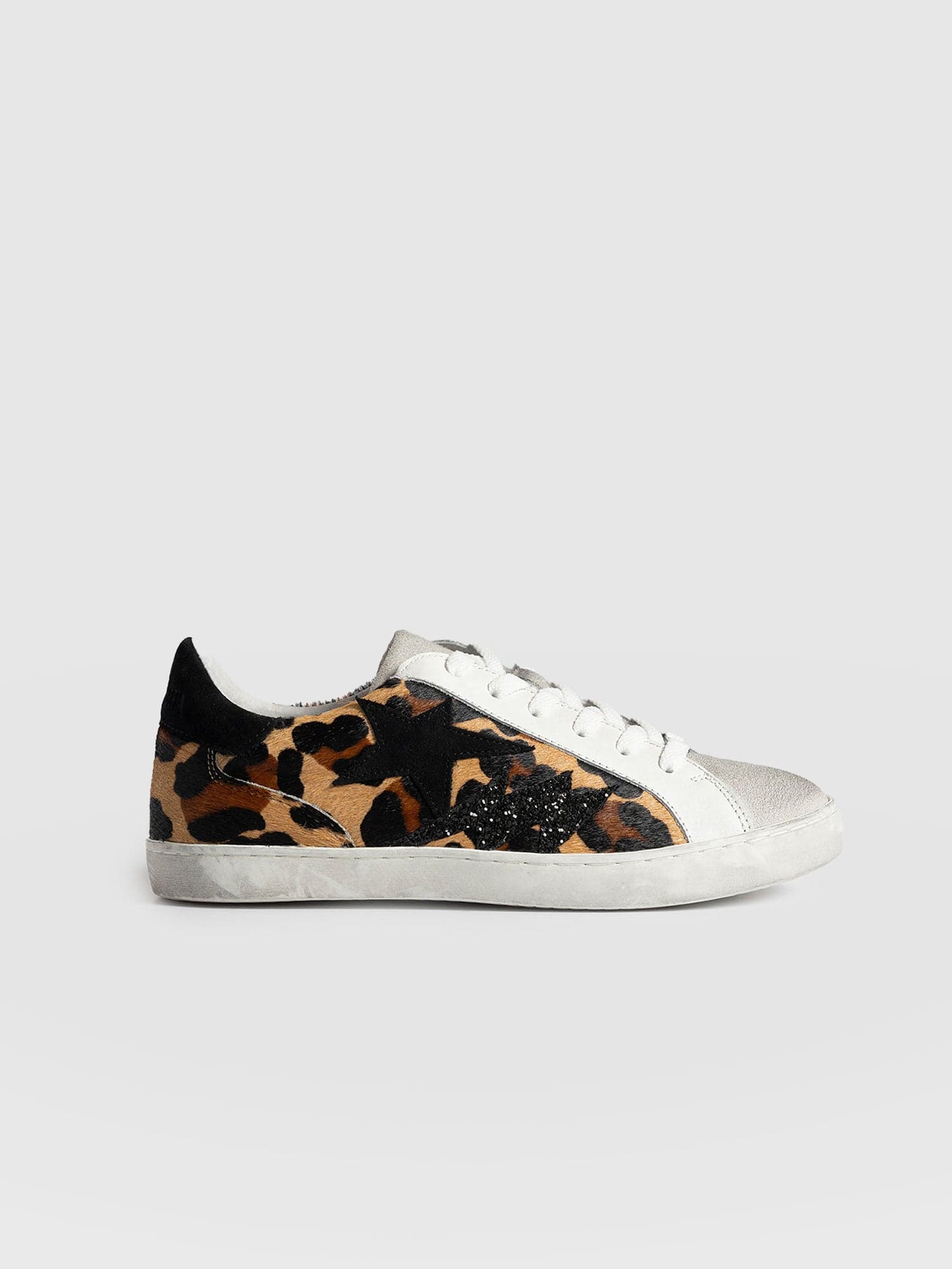 Spitalfields Sneaker - Leopard/Star