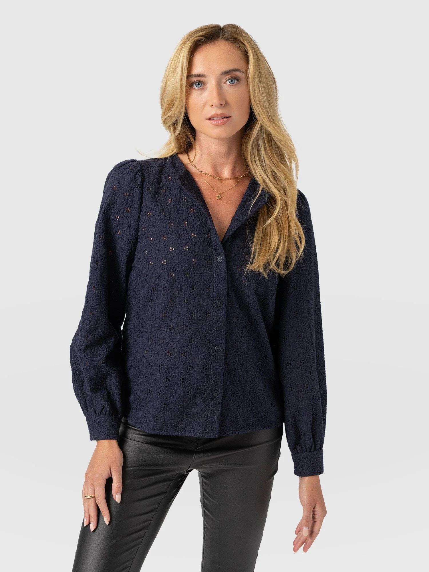 Tabitha Blouse - Navy 1 6613-tabitha-blouse-navy-1.webp