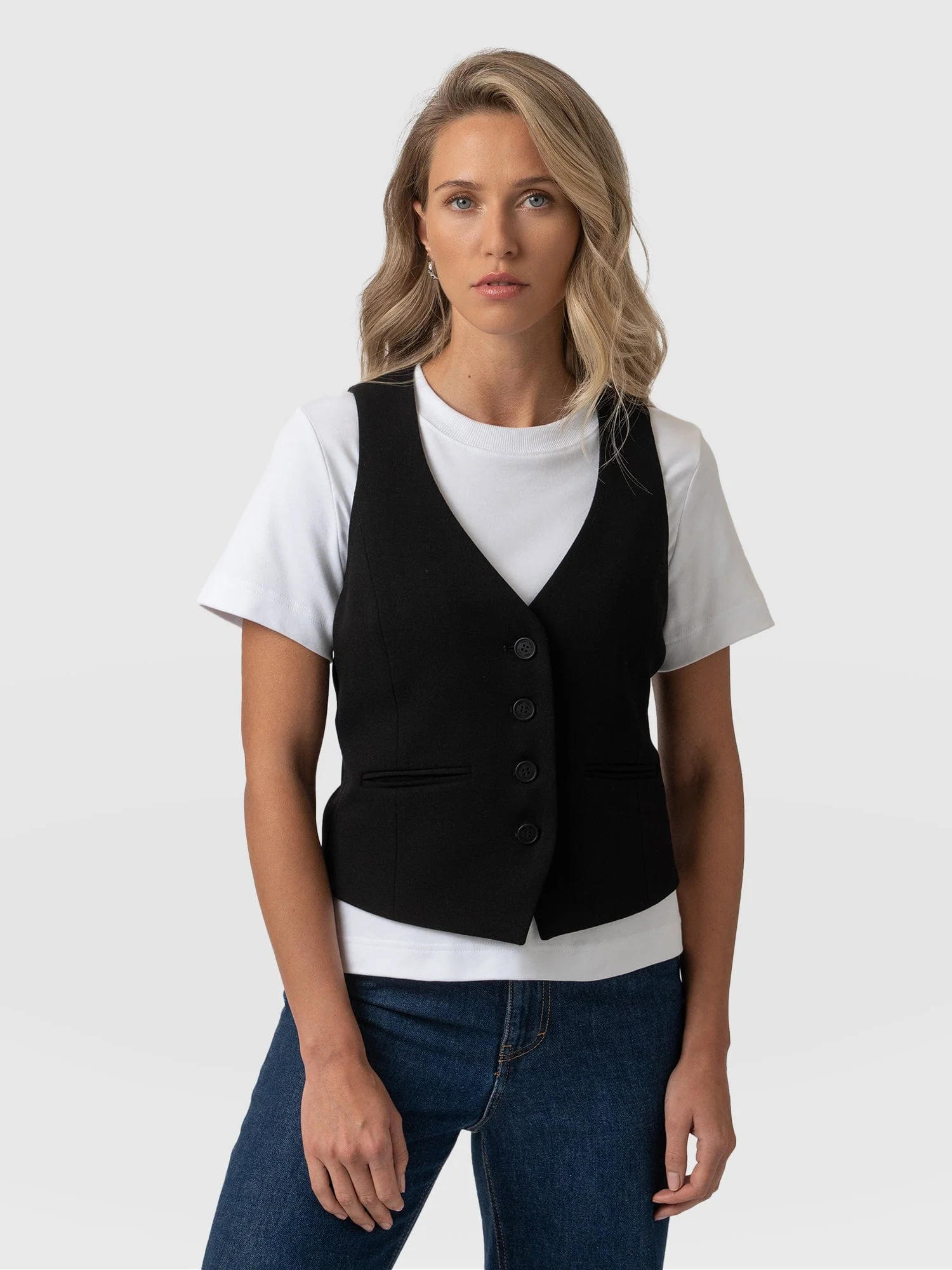 Astrid Waistcoat - Black