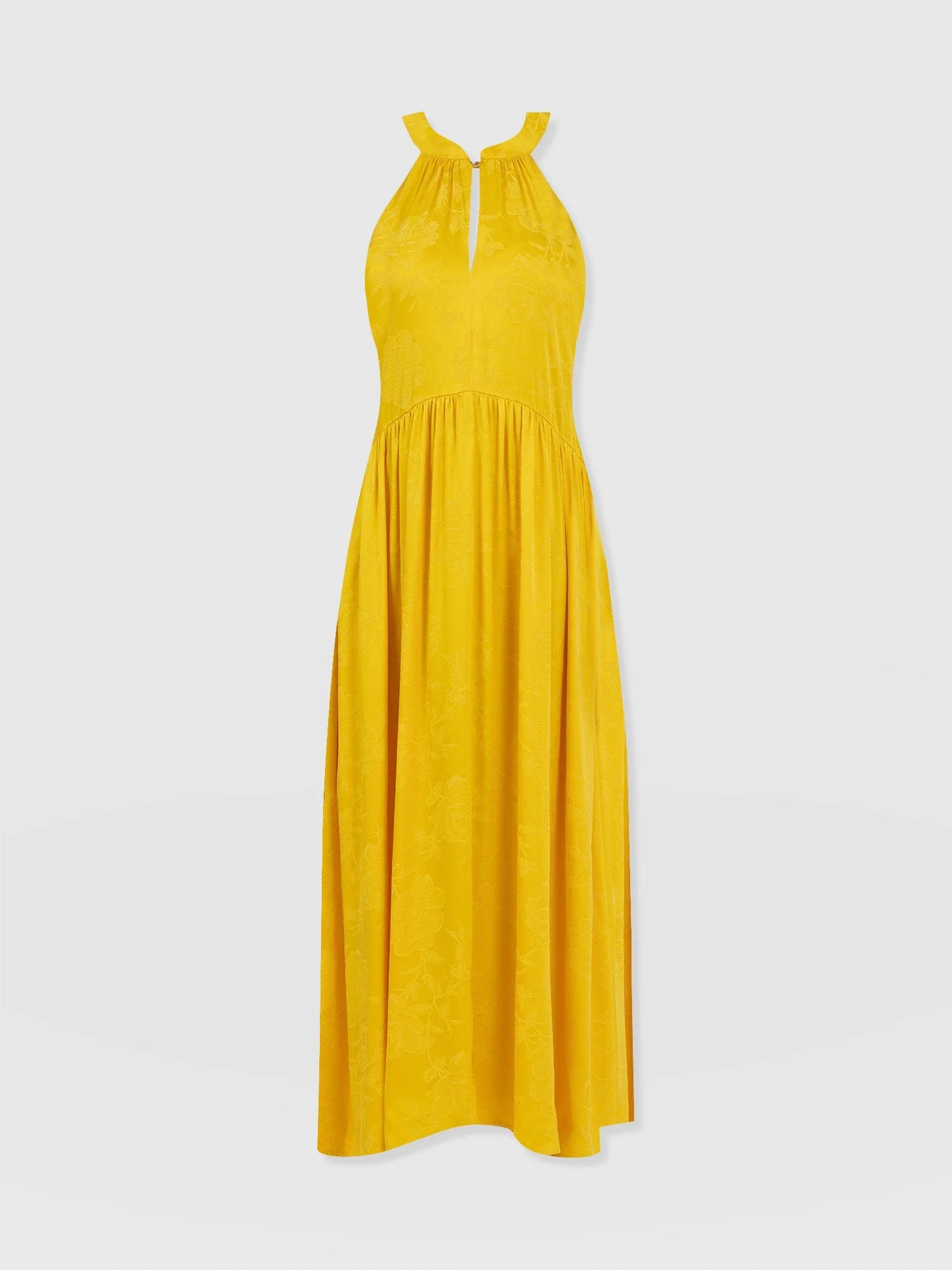 7150-zoey-halter-neck-dress-yellow-jacquard-1.webp