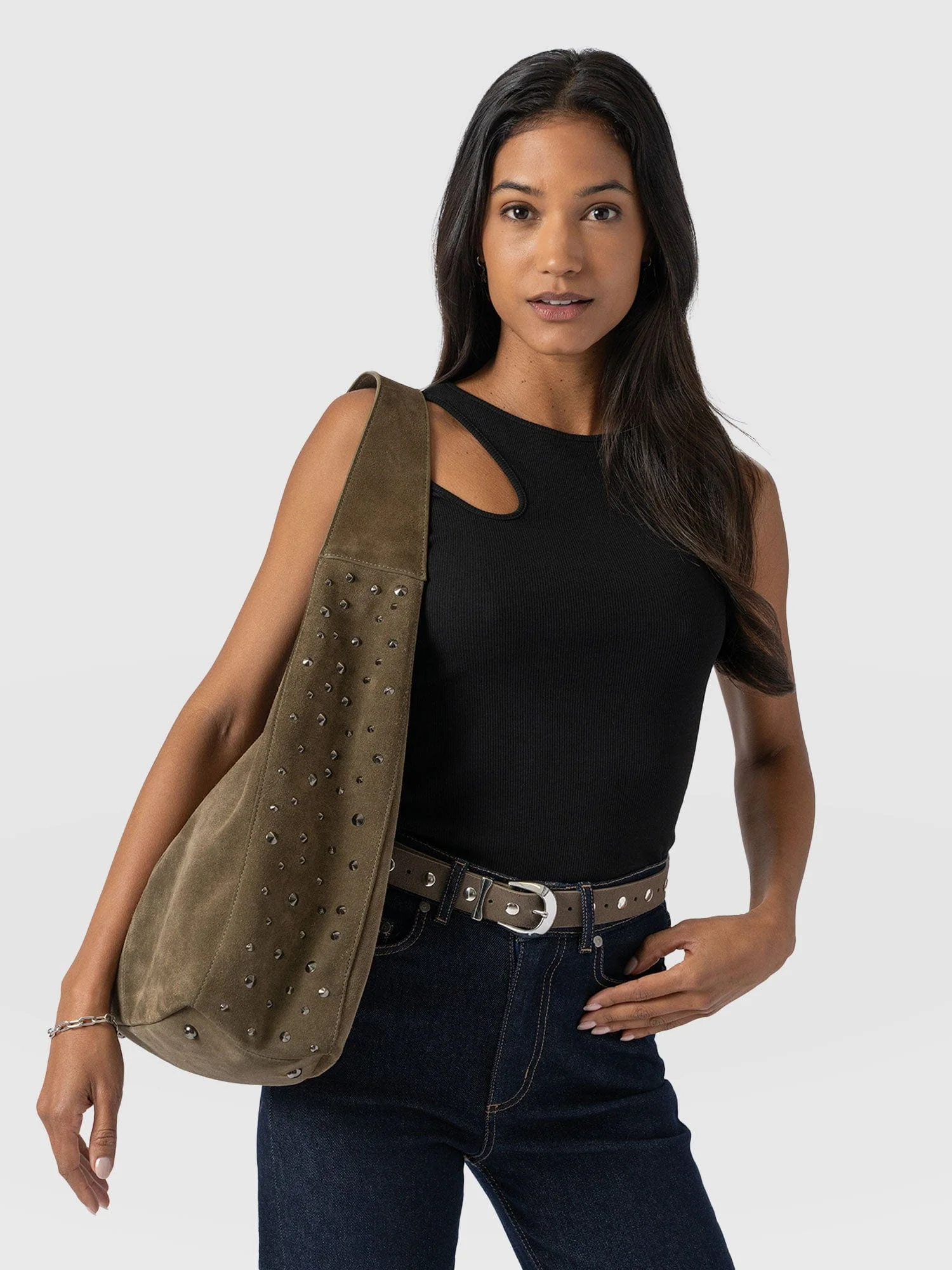 Axel Cut Out Vest - Black